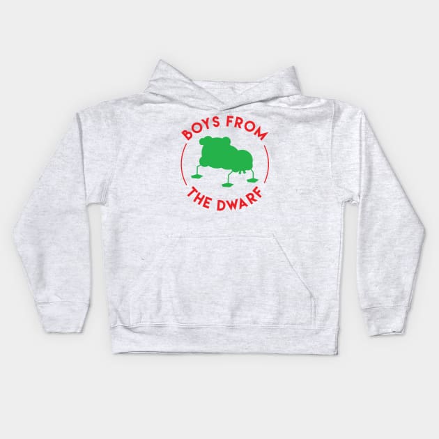 Boys From The Dwarf Kids Hoodie by FlyNebula